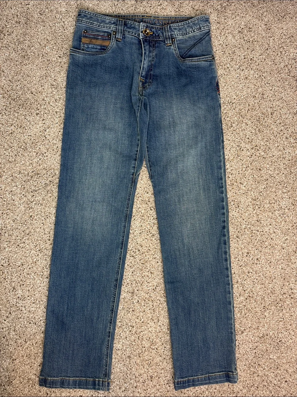 Prana Classic Straight-Leg Jeans in Blue